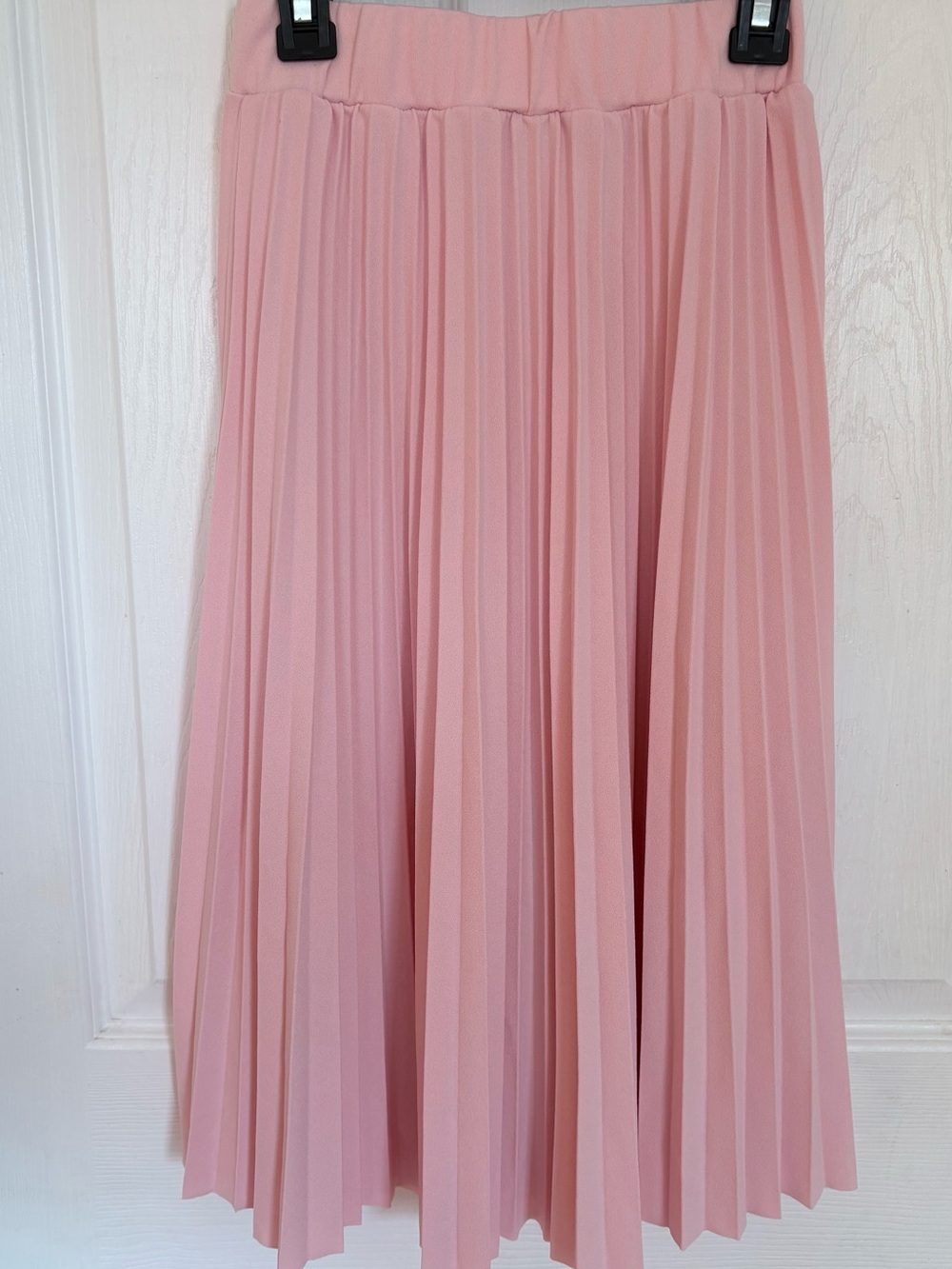 Women's Pink Pleated Skirt - Classic Circle Skirt